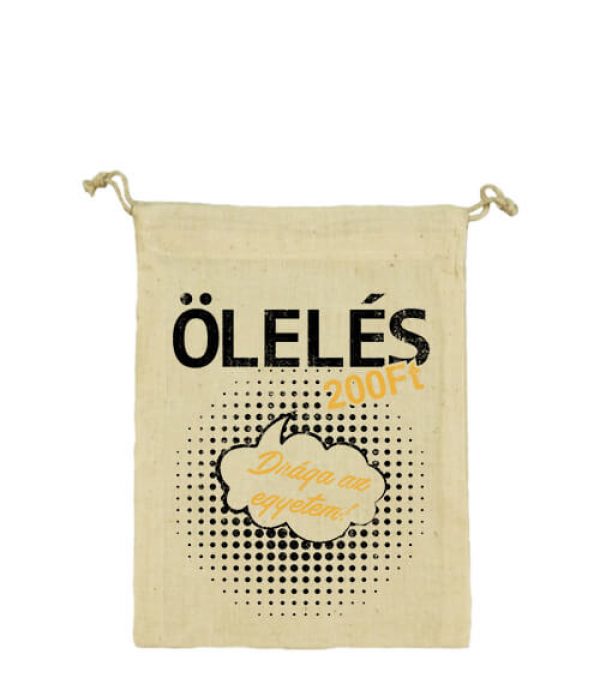 Ölelés 200Ft - Vászonzacskó közepes