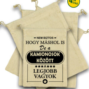 A legjobb kamionos – Vászonzacskó szett