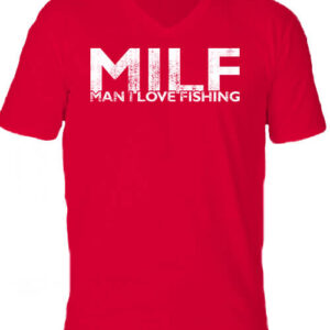 MILF fishing – Férfi V nyakú póló