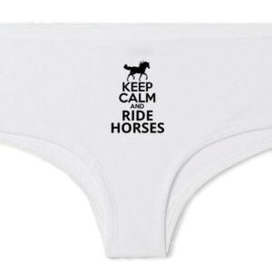 Keep calm and ride horses lovas – Francia bugyi