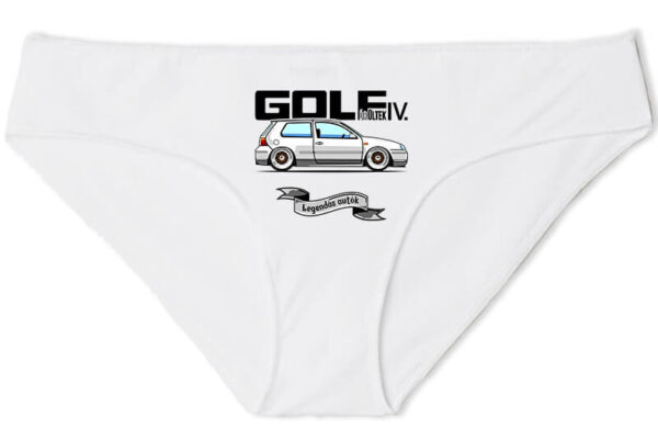 Női bugyi golf őrültek IV fehér