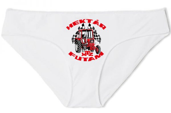 Női bugyi Hektár futam fehér