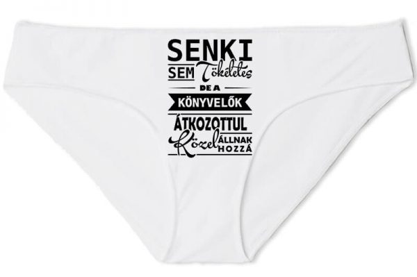 Női bugyi Tökéletes könyvelők fehér