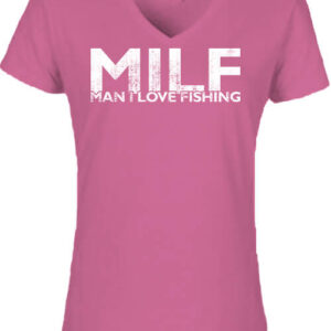 MILF fishing – Női V nyakú póló