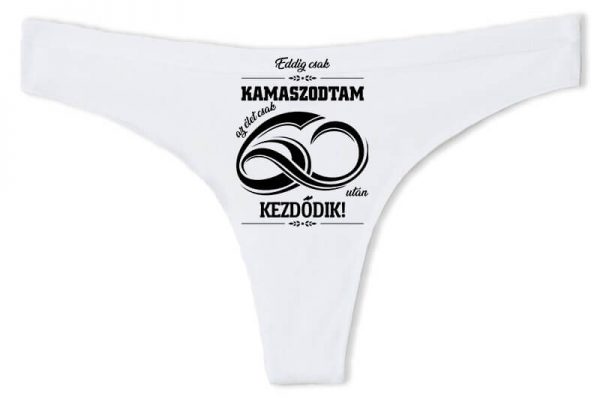 Tanga Az élet 60 után fehér