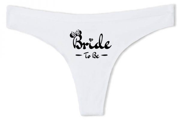 Tanga Bride to be fehér