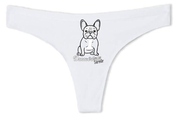 Tanga Denéverfülű sármőr francia bulldog fehér