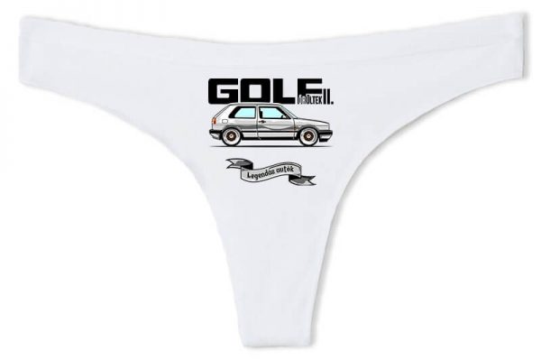 Tanga Golf őrültek II fehér