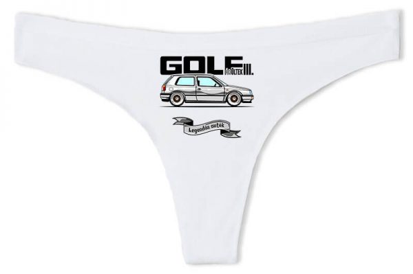 Tanga Golf őrültek III fehér