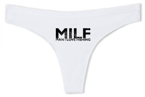 Tanga milf fishing fehér