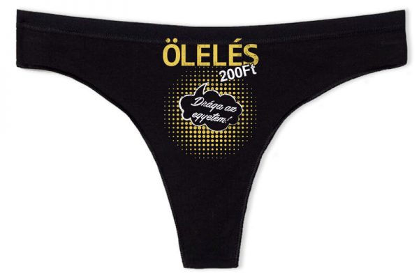 Tanga Ölelés 200Ft fekete