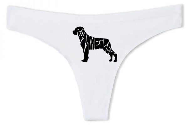 Tanga Rottweiler fehér