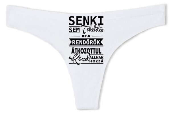 Tanga Tökéletes rendőrök fehér