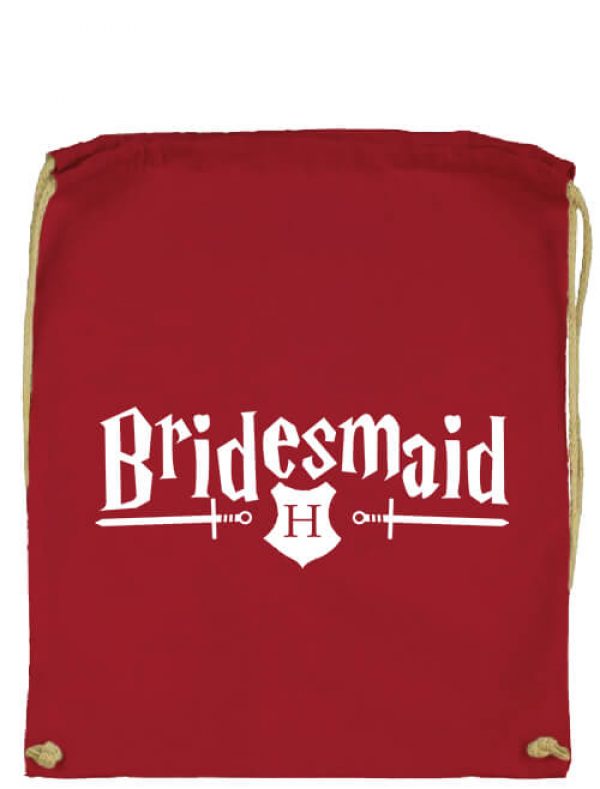 Tornazsák bridesmaid piros