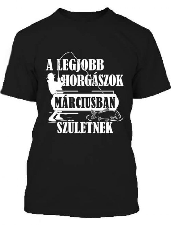 Márciusi horgászok  -  Férfi póló