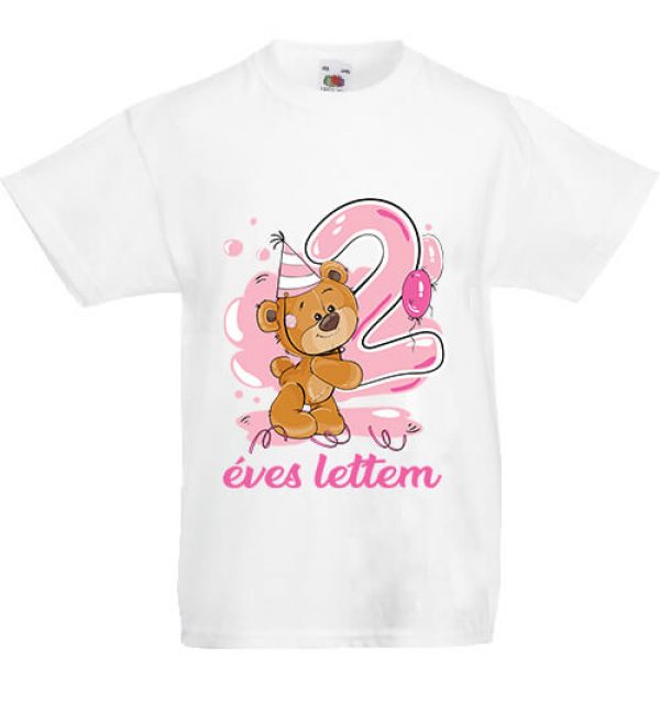 2 éves lettem lány- Gyerek póló