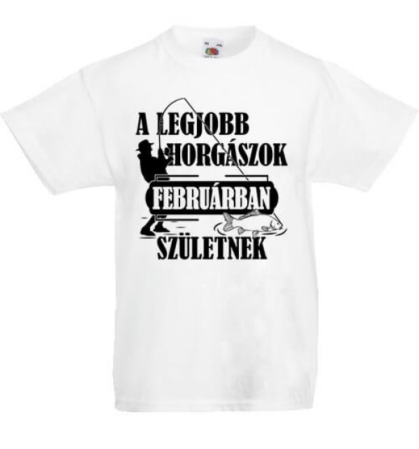 Februári horgászok- Gyerek póló