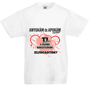Keresztszülők lány- Gyerek póló