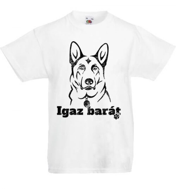 Németjuhász igaz barát- Gyerek póló
