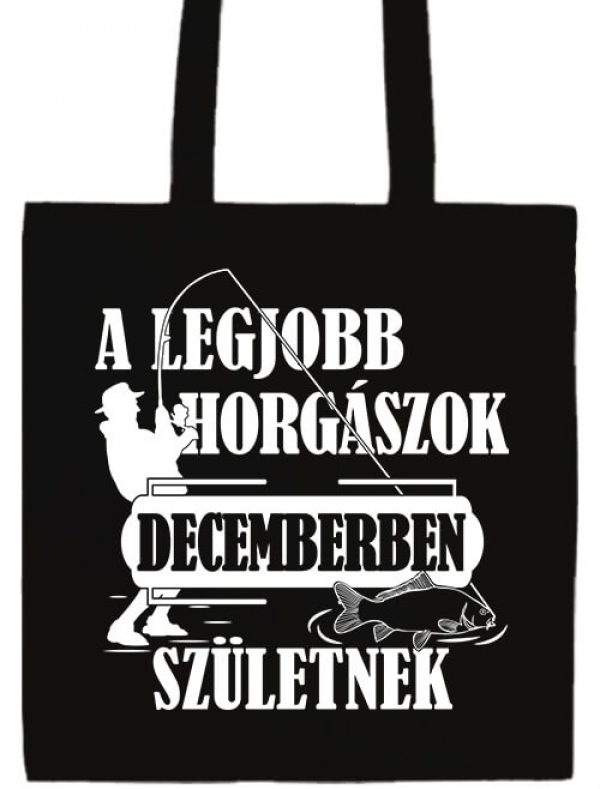 Decemberi horgászok- Prémium hosszú fülű táska
