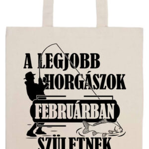 Februári horgászok- Basic hosszú fülű táska