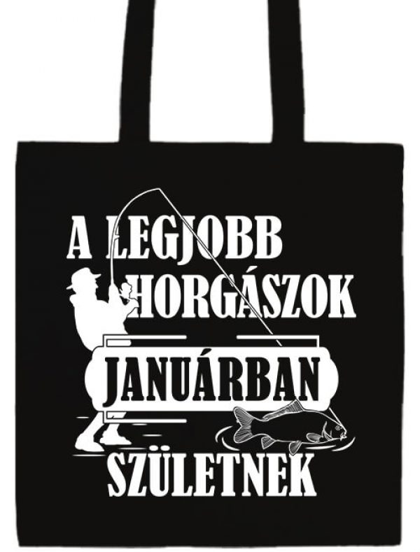 Januári horgászok- Basic hosszú fülű táska