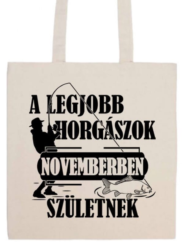 Novemberi horgászok- Basic hosszú fülű táska