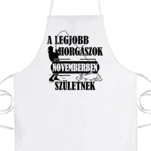 Novemberi horgászok- Basic kötény