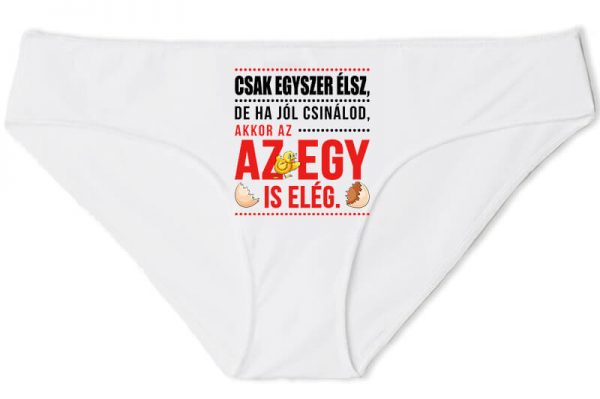 Csak egyszer élsz - Női bugyi