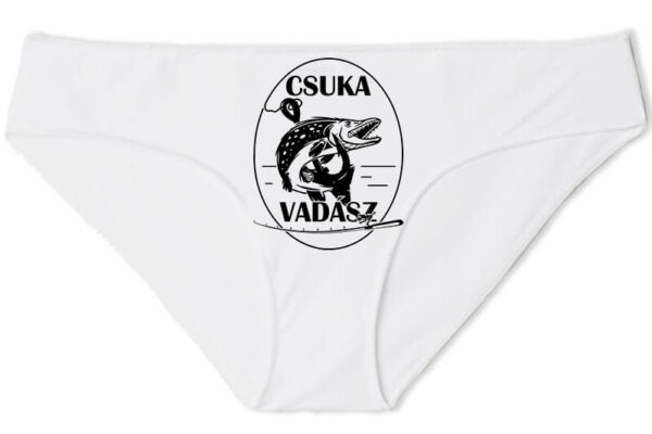 Női bugyi csuka vadász fehér