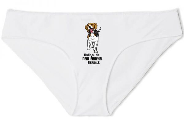 Hallom de nem érdekel beagle - Női bugyi