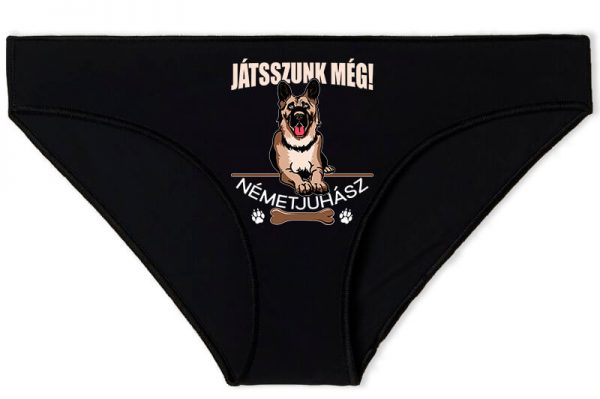 Játékos németjuhász - Női bugyi