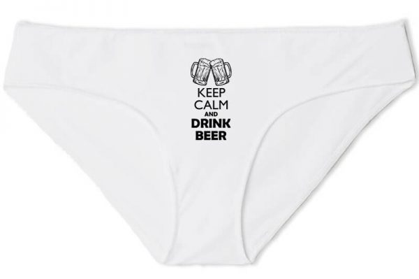 Keep calm beer sör - Női bugyi