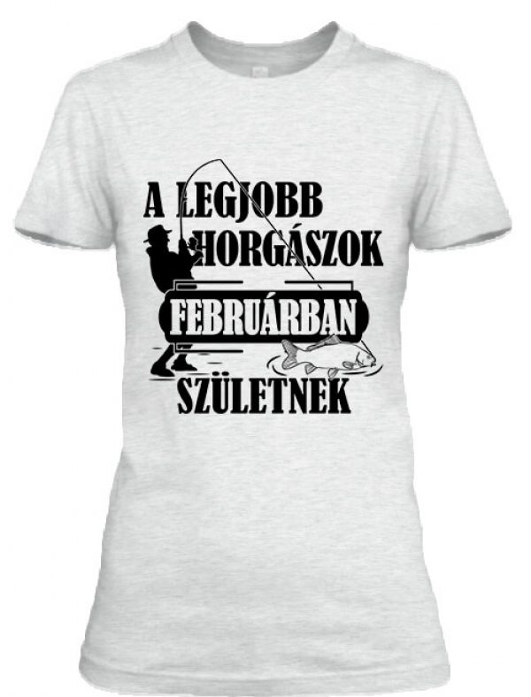 Februári horgászok - Női póló
