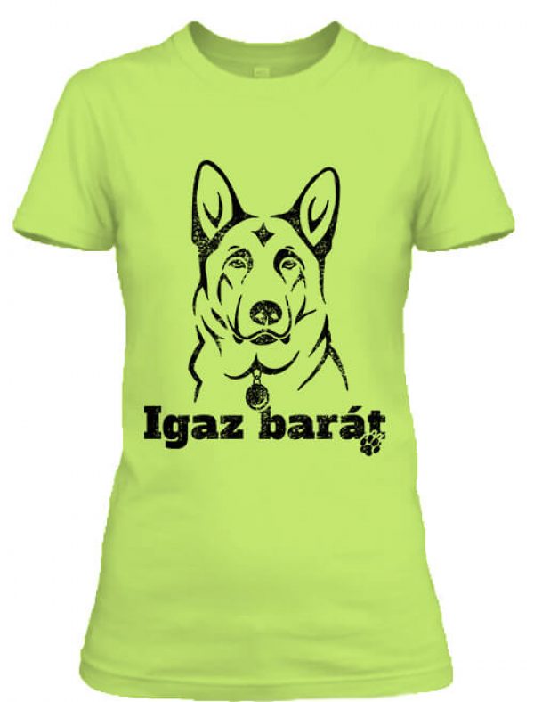Németjuhász igaz barát - Női póló