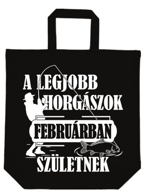 Februári horgászok- Basic rövid fülű táska