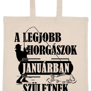 Januári horgászok – hosszú vagy rövid fülű vászontáska