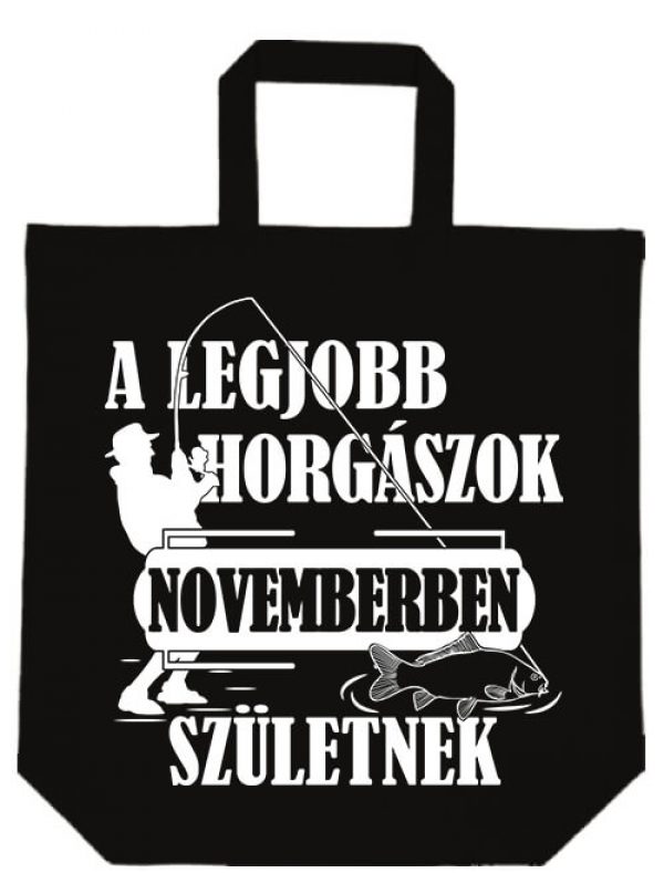 Novemberi horgászok- Basic rövid fülű táska