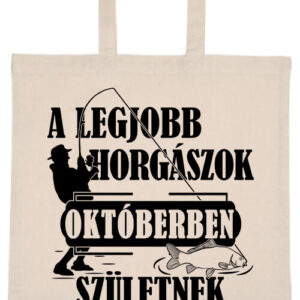 Októberi horgászok – hosszú vagy rövid fülű vászontáska