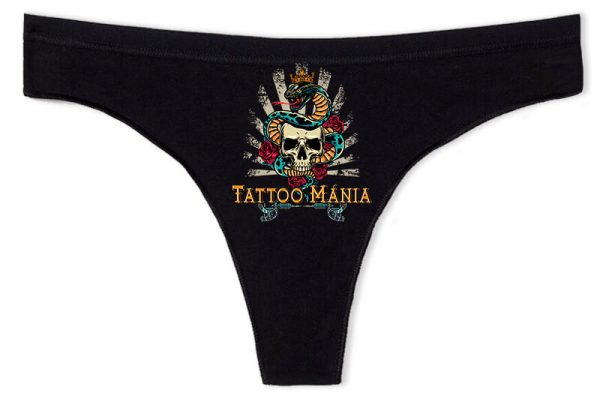 Tanga Tattoo mánia fekete