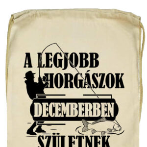 Decemberi horgászok- Prémium tornazsák