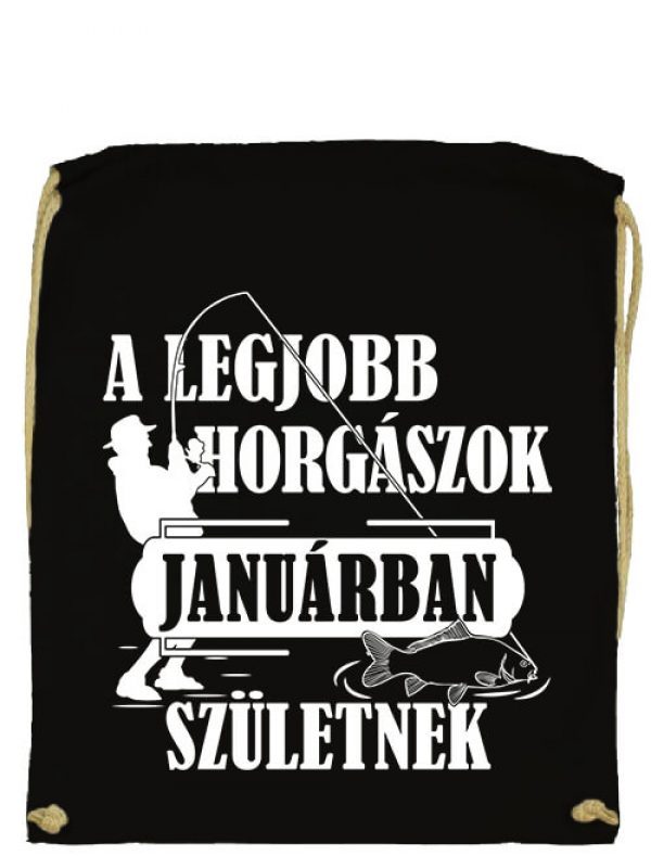 Januári horgászok- Prémium tornazsák