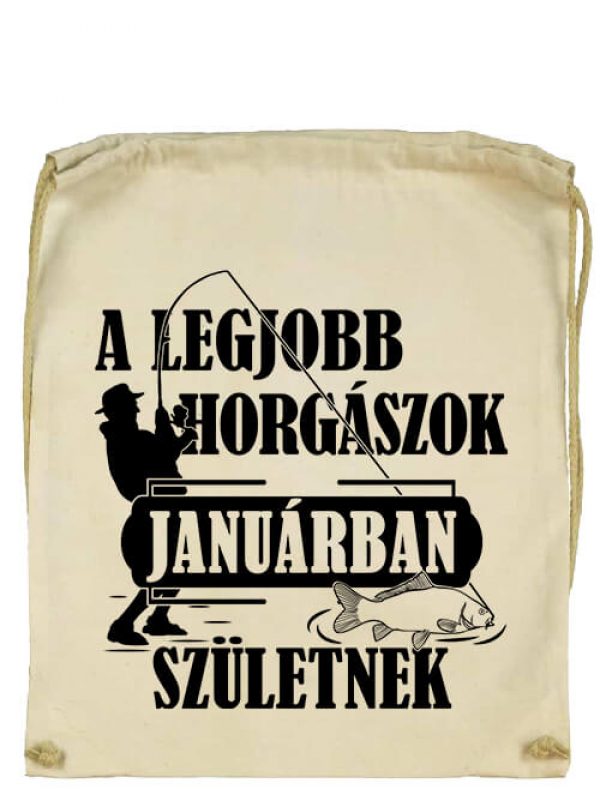 Januári horgászok- Basic tornazsák