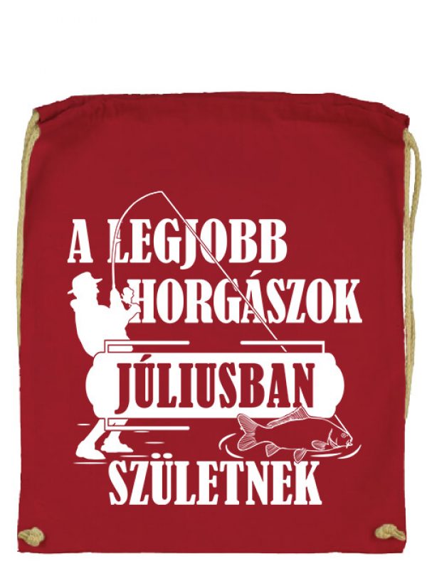 Júliusi horgászok- Prémium tornazsák