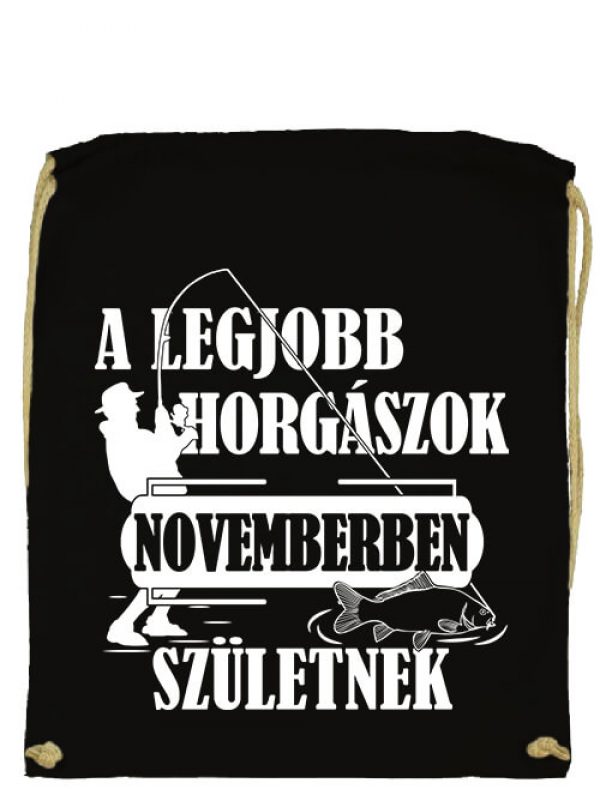 Novemberi horgászok- Basic tornazsák