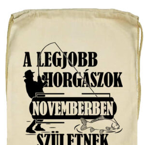 Novemberi horgászok- Prémium tornazsák