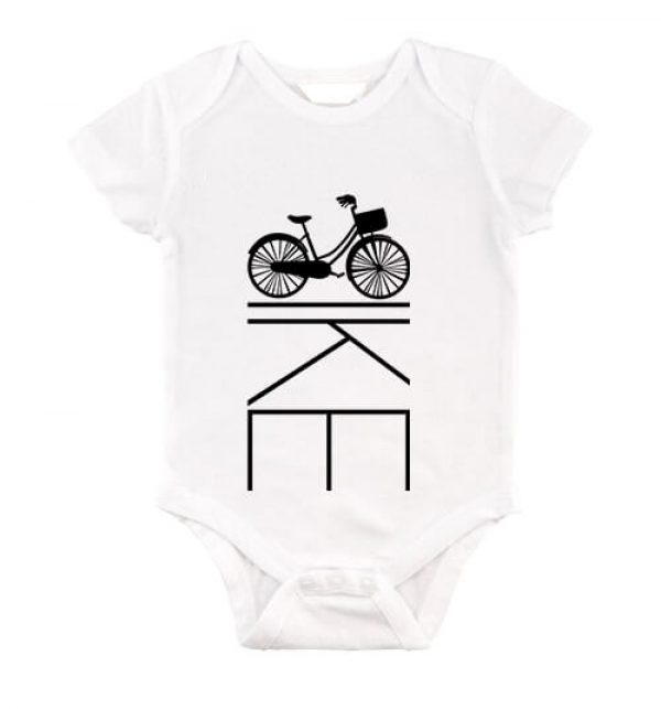 Baby body Kerékpár bringa fehér