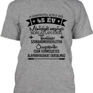 45 éves születésnap – Férfi póló