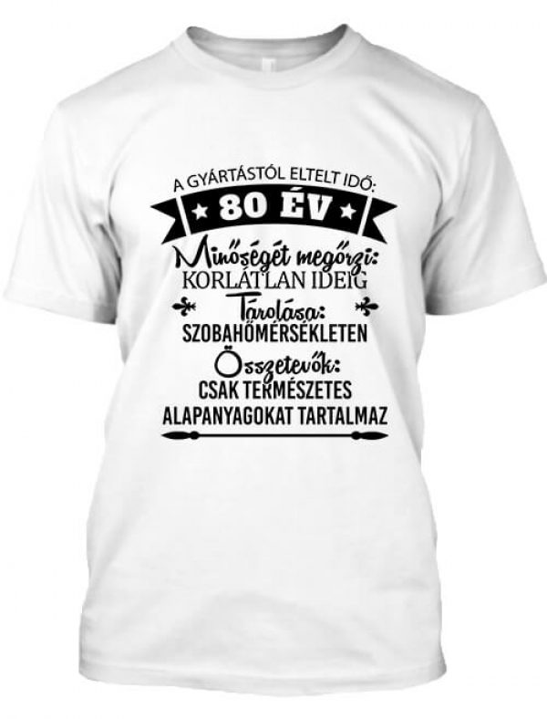 80 éves születésnap  - Férfi póló