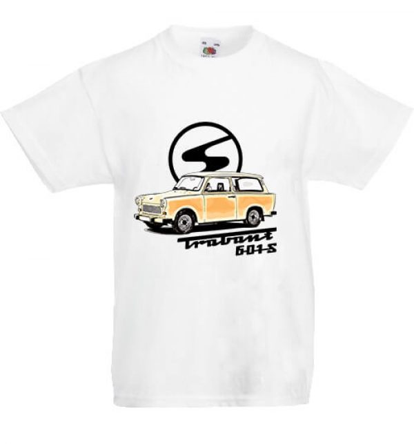 Gyerek póló Trabant 601 fehér